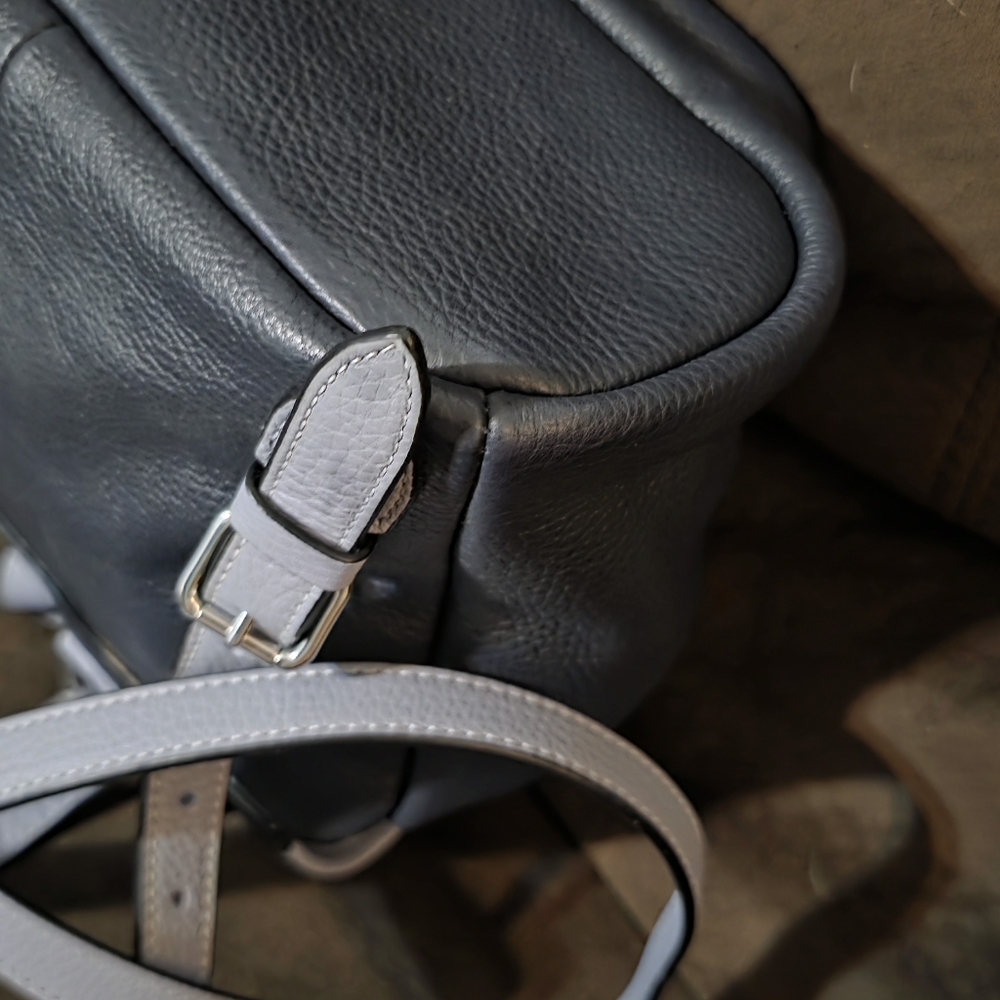 Brand New Without Tags Coach Pennie Leather Mini Bookbag Backpack Navy - Picture 8 of 16